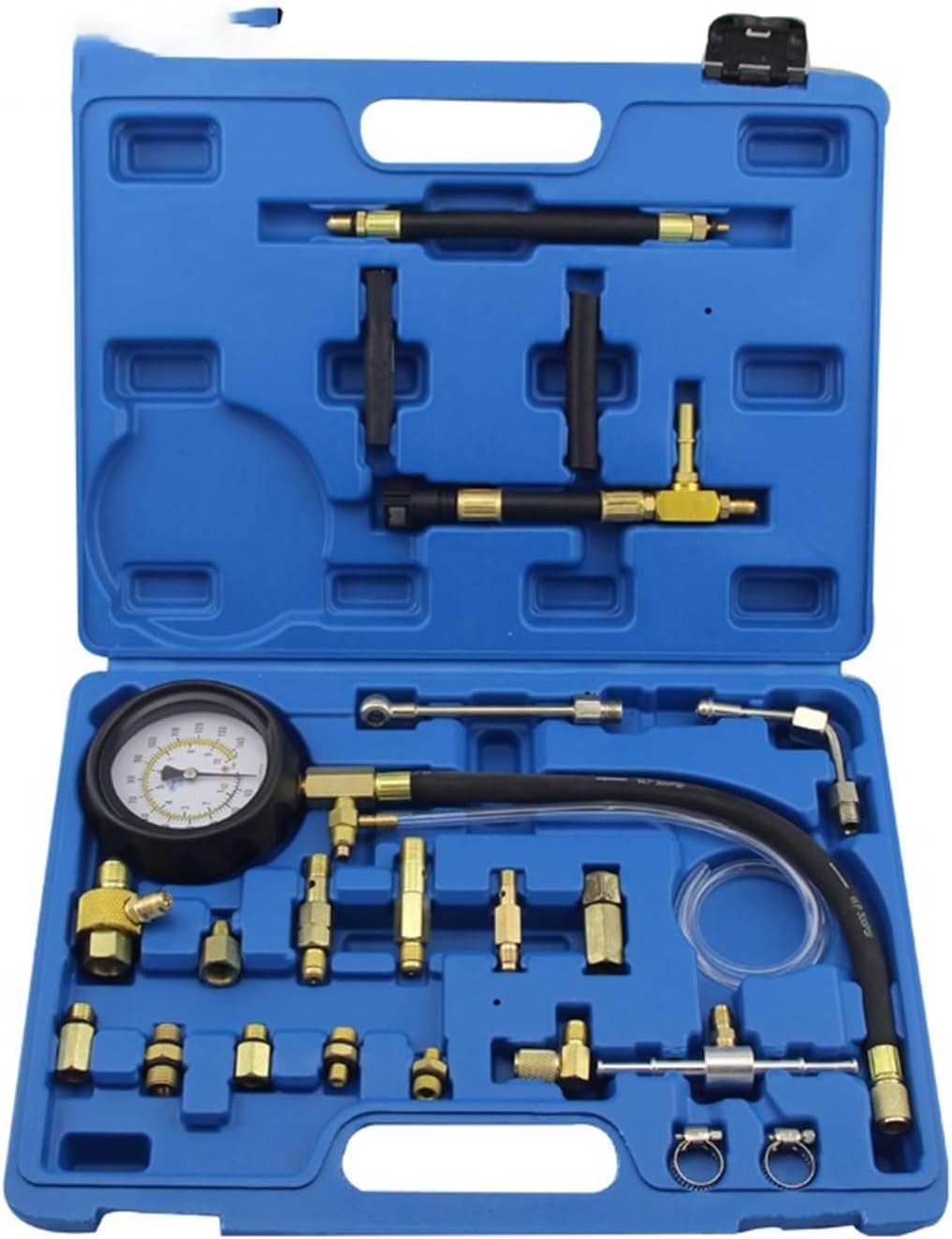 Fuel Pressure Tester Gauge Auto Diagnostics Tools Set