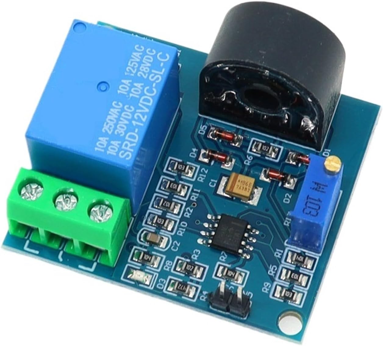 Modules 5V 12V 24V Relay Protection Module 5A Over-Current Overcurrent Protection Switch Output(5V,1pcs)