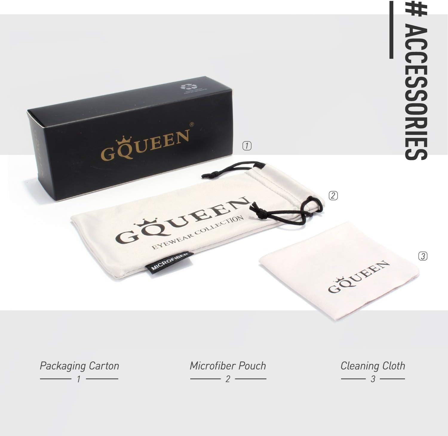 GQUEEN Fake Clear Glasses Non Prescription Glasses Eyeglasses Rectangular Frame, 201512 - Image 7