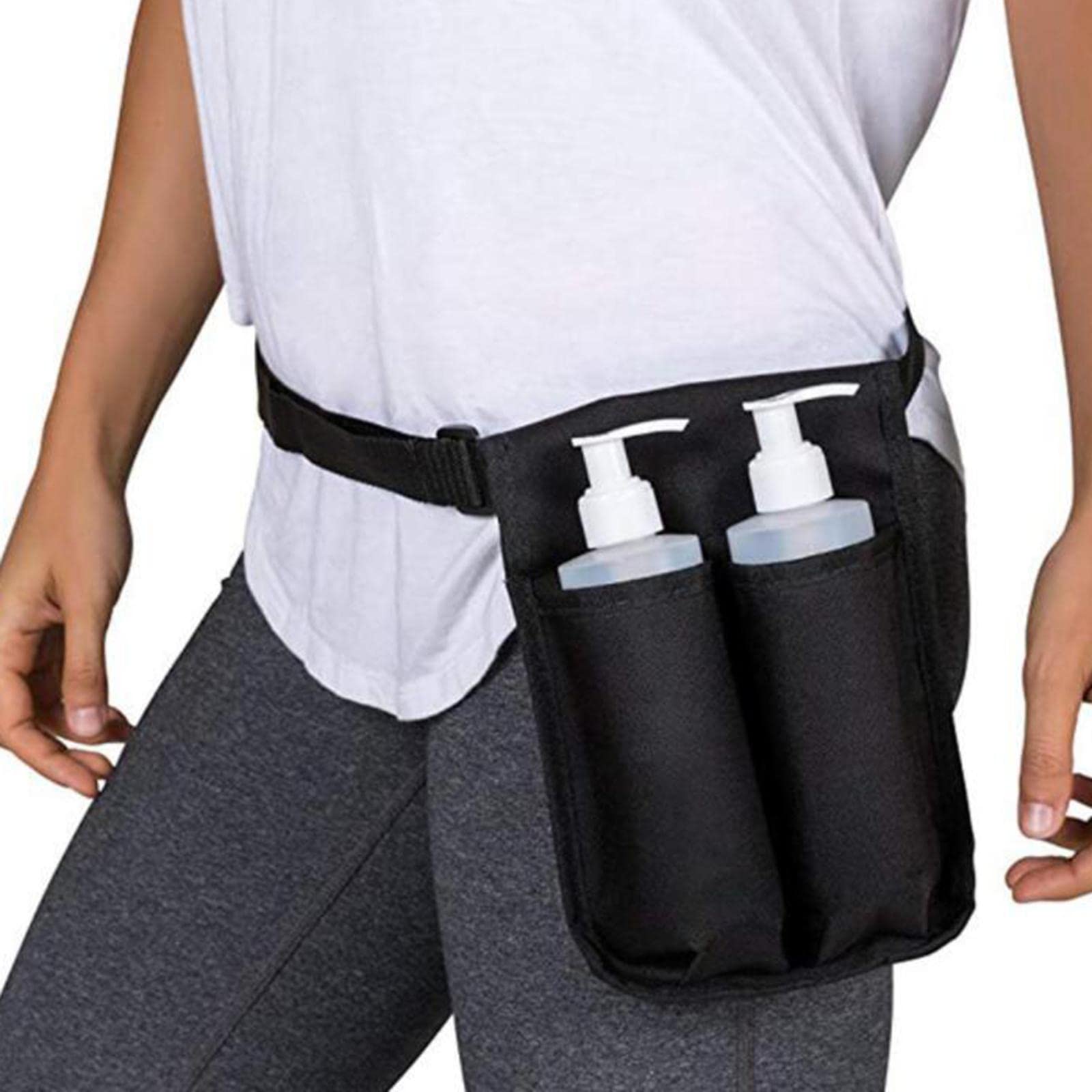 CALANDIS™ Massage Bottle Holster Waist Double Holder Durable for Massage Oil Black | Other Massage Equipment & Accs | Massage-image-23