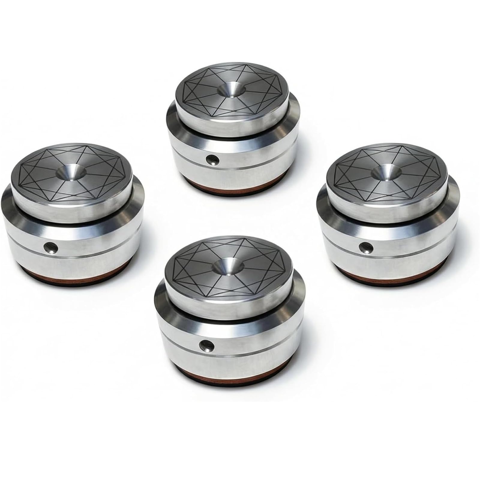 Protezione for Pavimento a Molla in Acciaio Inossidabile, Giradischi in Alluminio Ammortizzatore Altoparlante Piedini Ammortizzatore Protezione for Pavimento