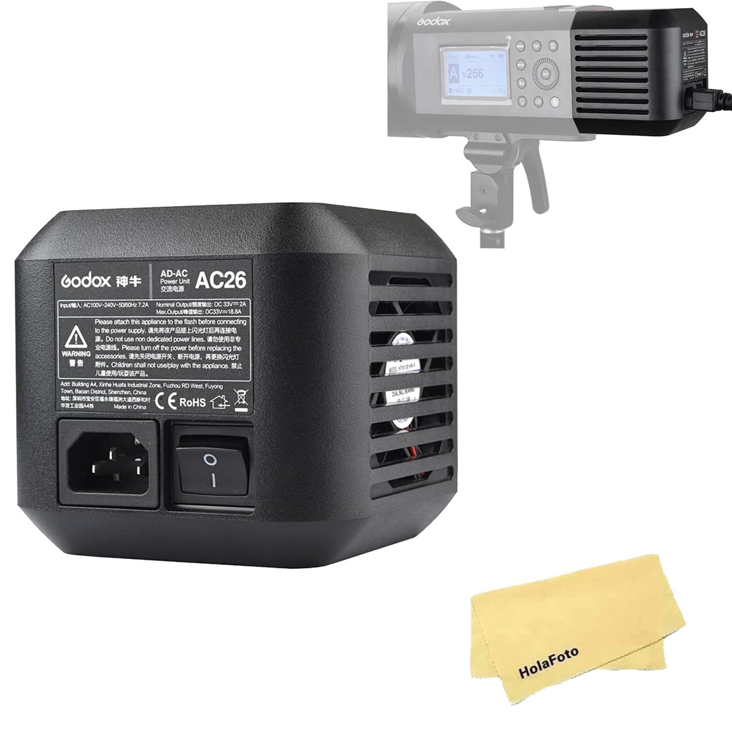 GODOX Adaptateur secteur AC-26 pour AD600Pro