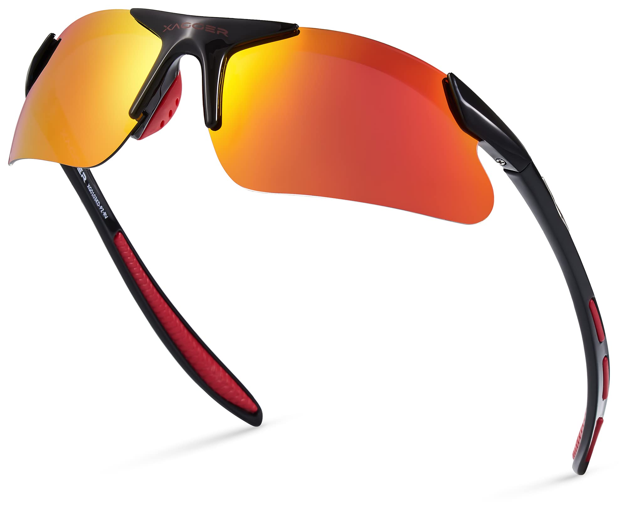 Xagger Kids Youth Polarized Sports Sunglasses for Boys Girls Baseball Softball Glasses TR90 Frame