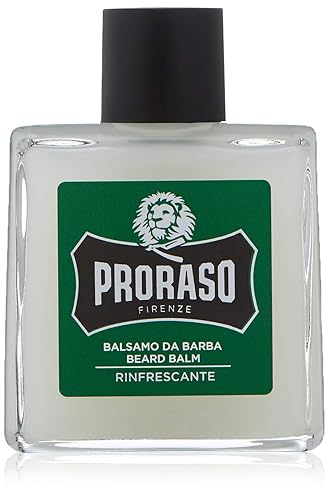 Vista 9 de Proraso - Bálsamo para barba para hombres, nutre y suaviza el crecimiento de la barba nueva y las barbas cortas
