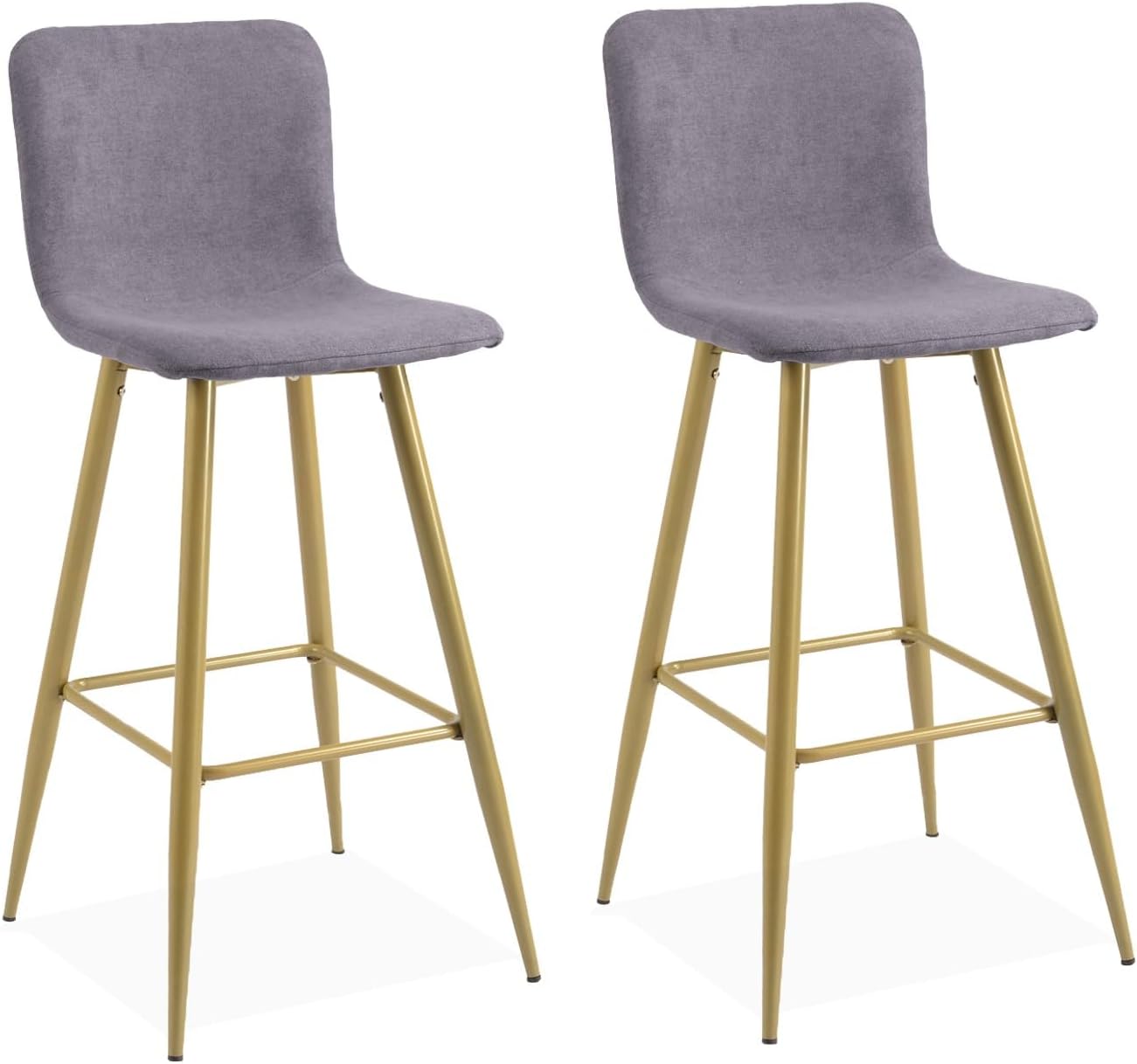 HOUSEINBOX Bar Stools Set of 2, 30 Inch Modern Island Barstool Chairs