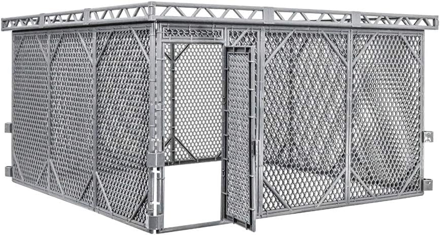 Steel Cage Playset & Wrestling Ring for Wrestling Action Figures
