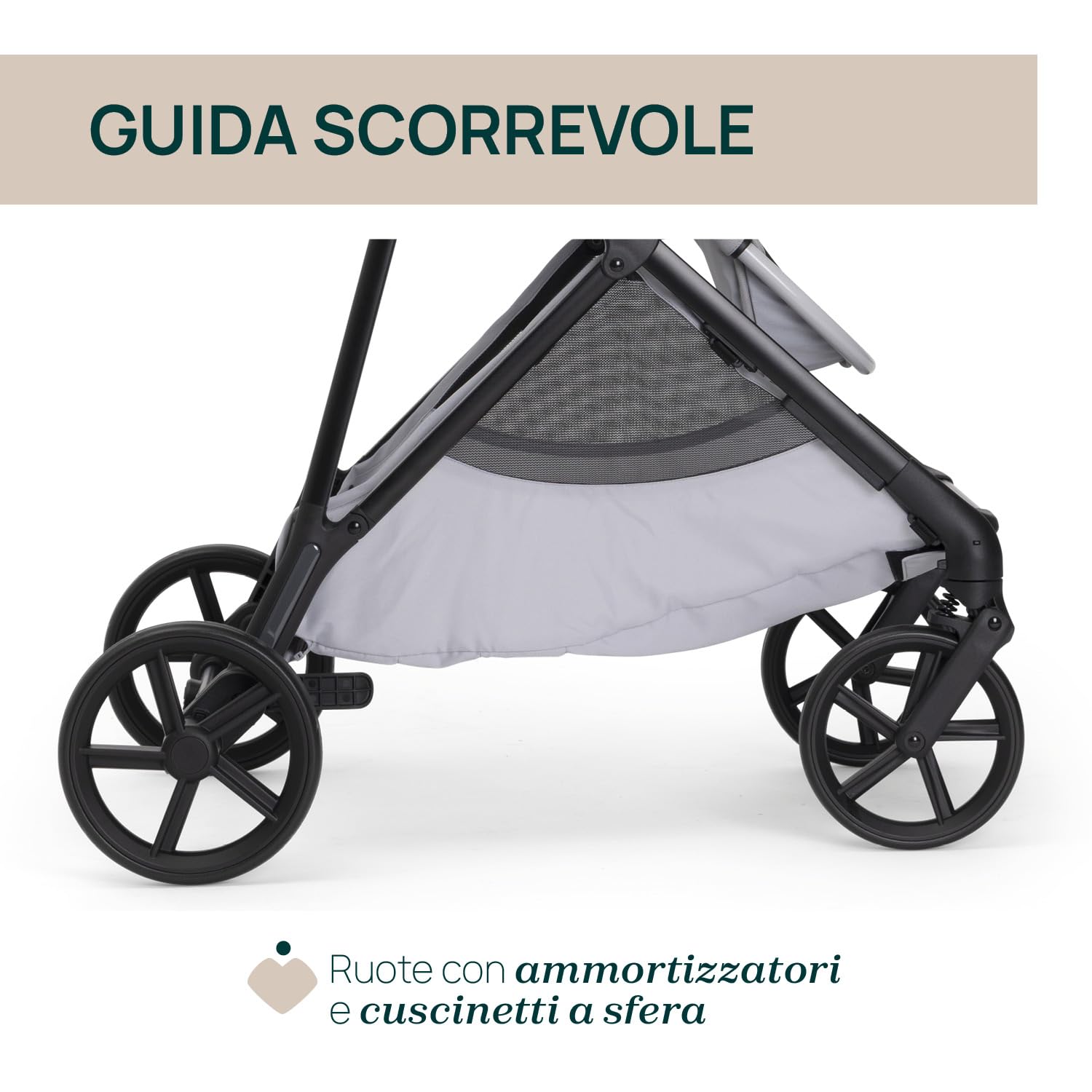 Chicco Passeggino Seety, Passeggino Leggero e Compatto Da 0 Mesi a 4 Anni, Portata Max 22kg, Passeggino Pieghevole, Schienale Reclinable, Chiusura Automatica in 1 Gesto, Capotte Parasole e Parapioggia