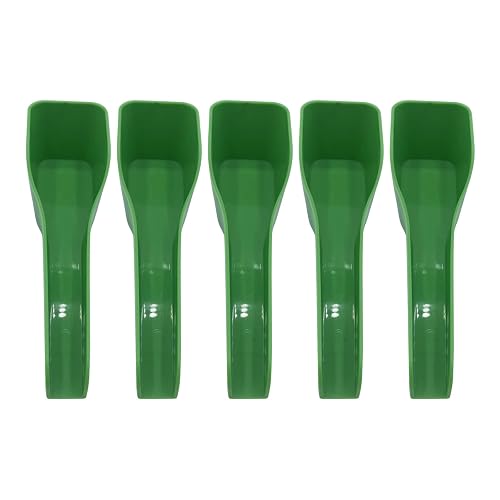 KANGQL Cuchara de alimentación para pájaros, 5 cucharas de plástico para loros de 4.7 pulgadas