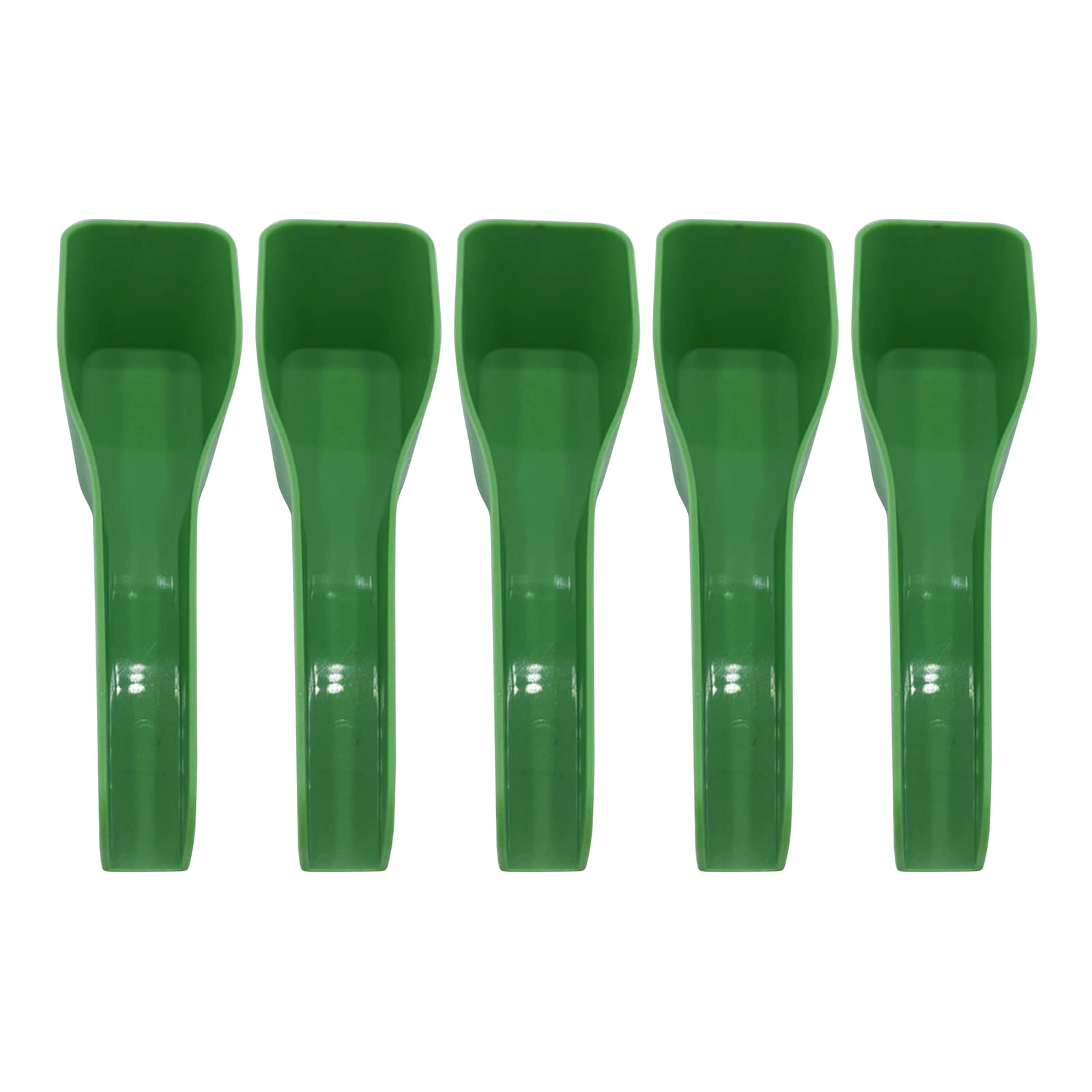 Kangql As Picture Shown Bird Feeder Feeding Spoon, 5Pcs 4.7" Parrot Plastic Feeding Spoon Chicken Feed Scoop Food Water Hand Feeder Spoons For Peony Cockatiel Bird Cage