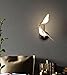 XQ-Gforward Bird Lamp Double Head Adjustable Wall Light, Golden Metal Rotating LED in Bird Shape for Bedroom & Living Room | Wall Mounted Fixture