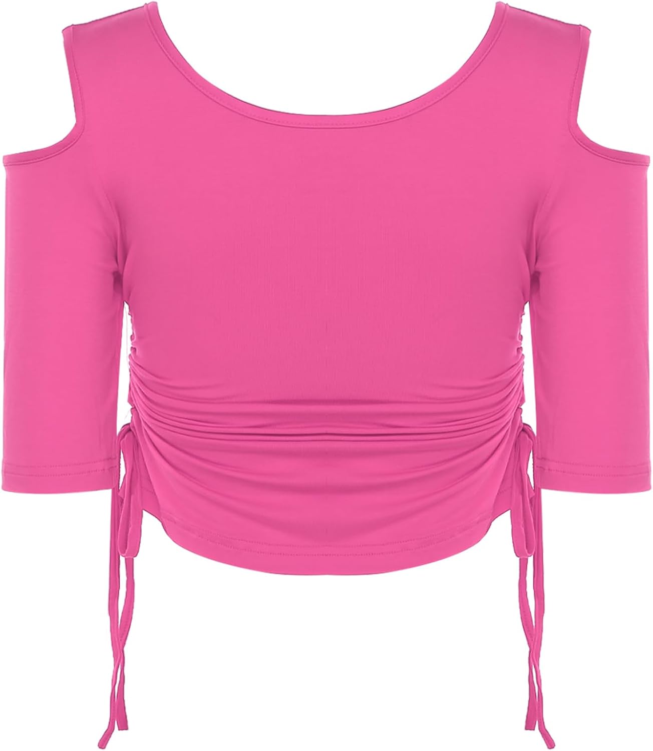 Jan Jean Womens Crisscross Latin Ballroom Dance Top Salsa Rumba Dancewear Performance Top Performance Clothes