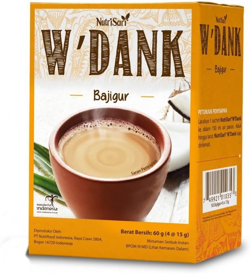 Nutrisari W'dank Indonesian Traditional Beverage (Bajigur)