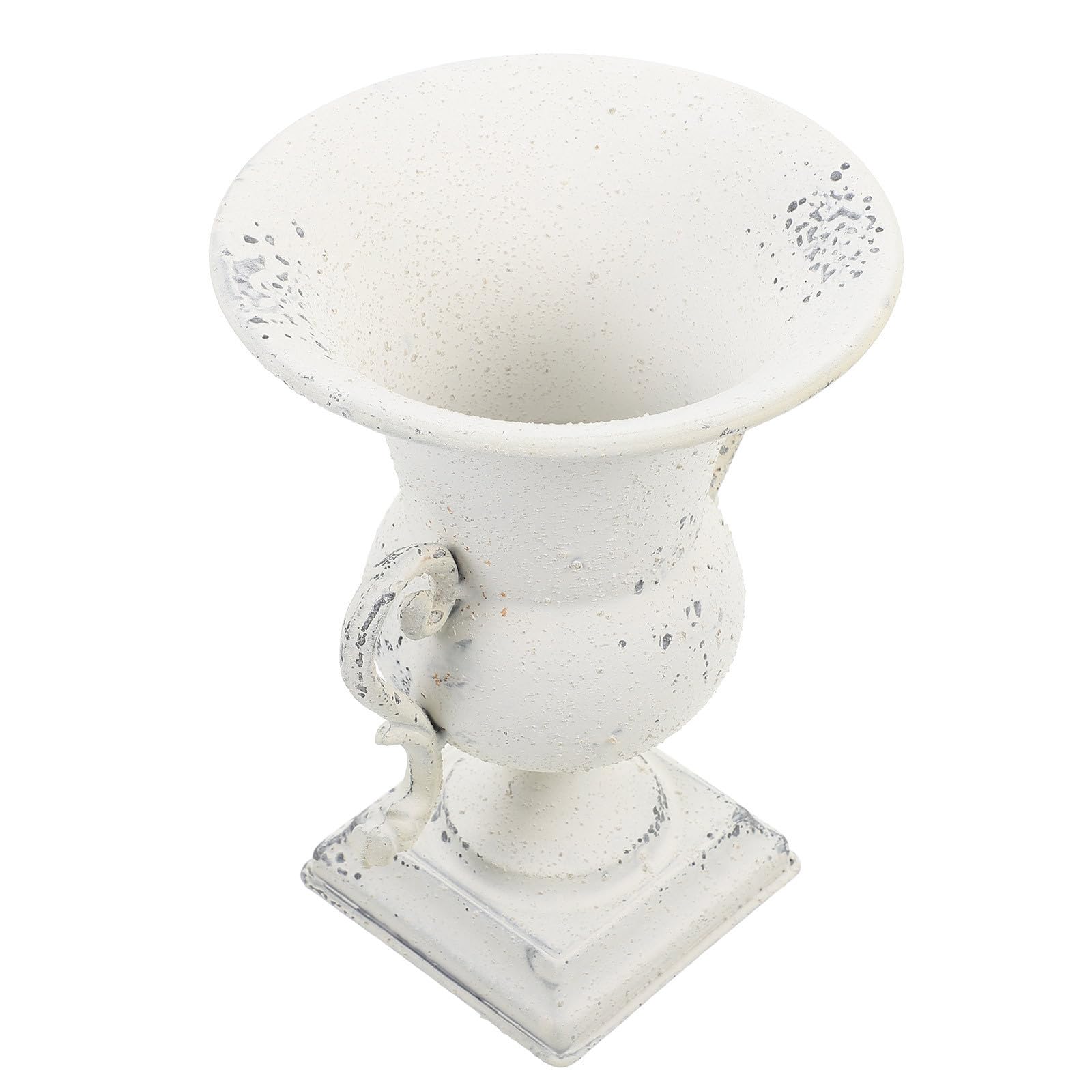 Vase en métal blanc rétro STOBAZA pour sublimer la décoration de votre café ou hôtel