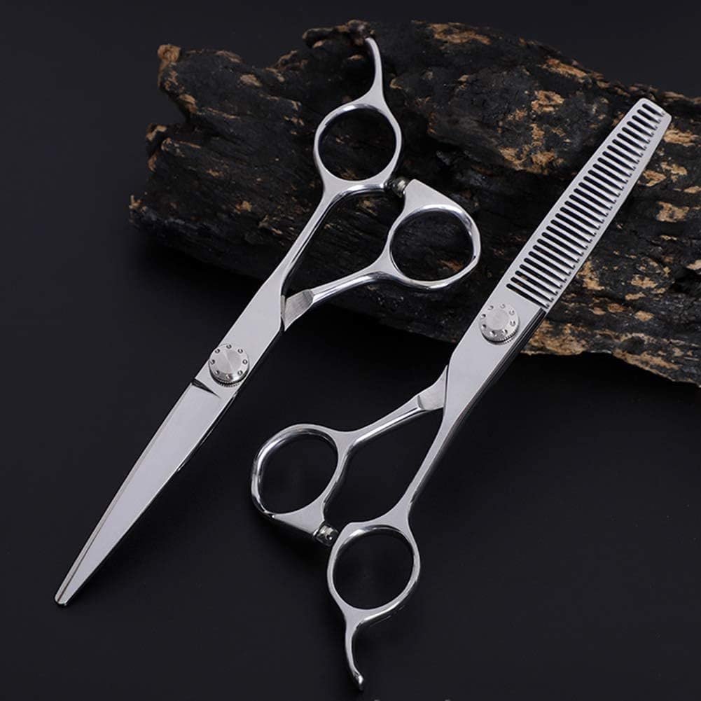 Ensemble de ciseaux de coiffure haut de gamme de 6 pouces en coffret cadeau élégant