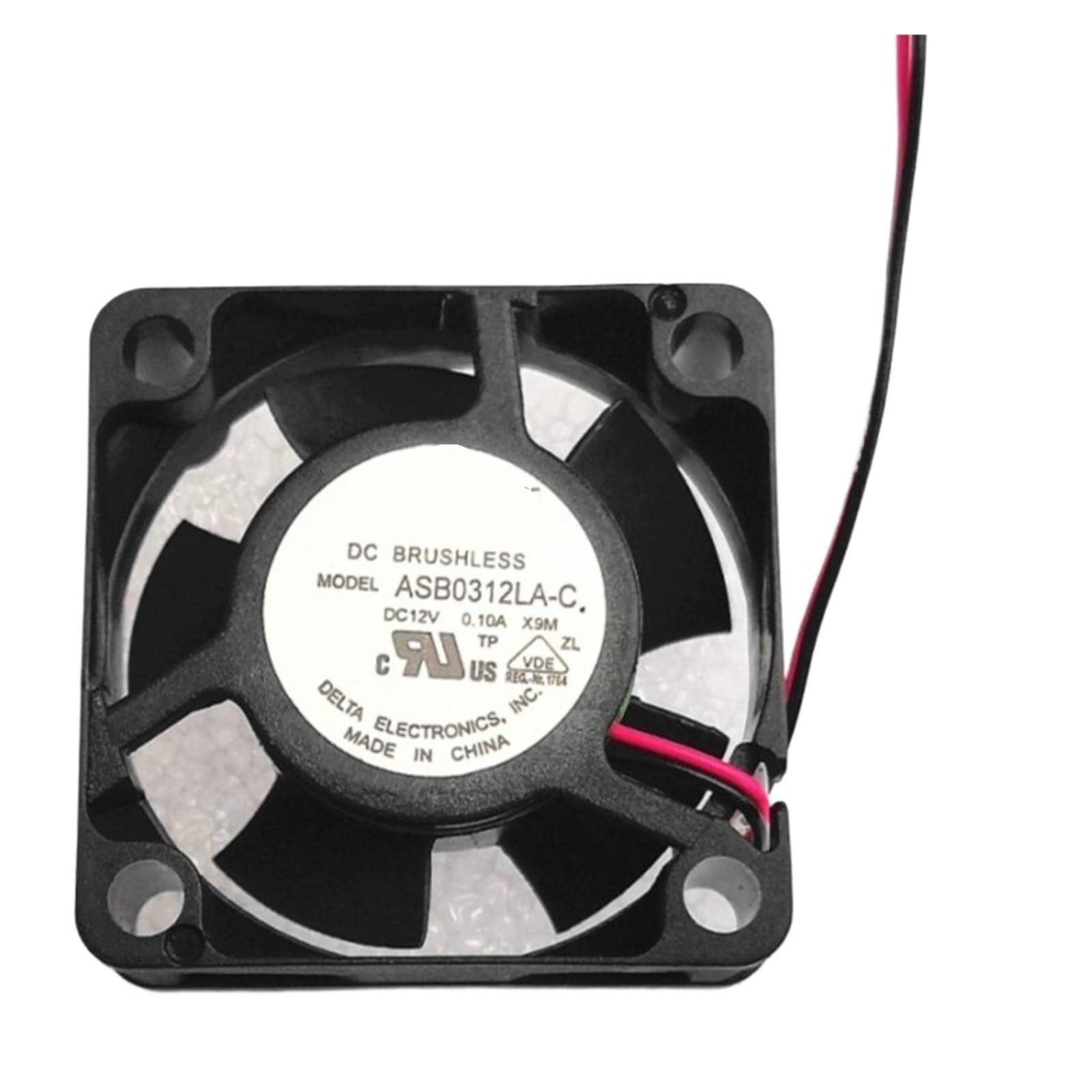 TYHUJKKL ASB0312LA-C 3010 3cm 12V 0.10A Cooling Fan, 8000RPM, 2-Wire