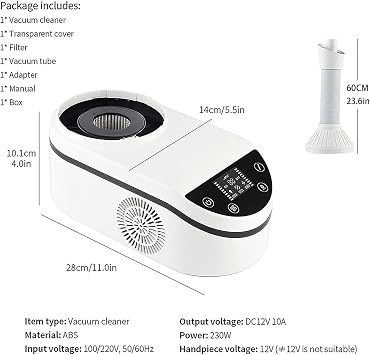 Portable Dust Suction Machine For Polishing, 2 In 1 Nail Drill With Nail Dust Collector,Micromotor Dental,Portable Dental Unit,Oral Suction Device For Saliva,For Dental Lab Nail Salon (White)