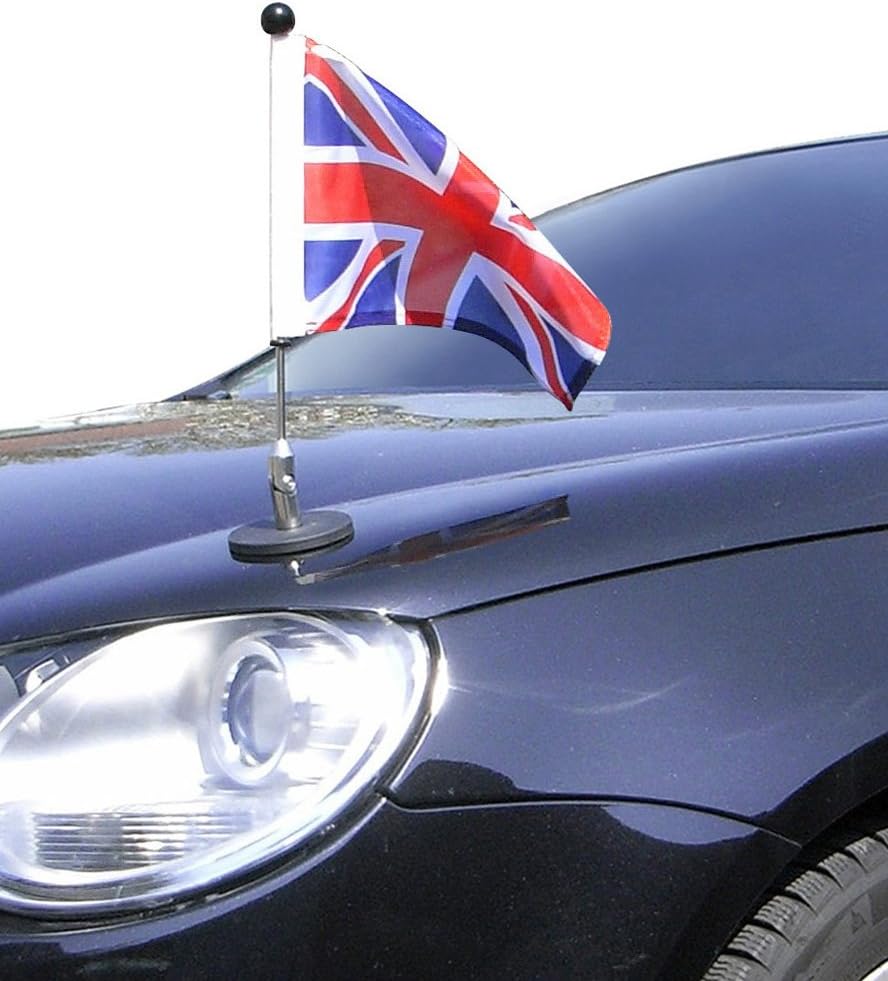 Magnetic Car Flagpole Diplomat-1.30 Great Britain