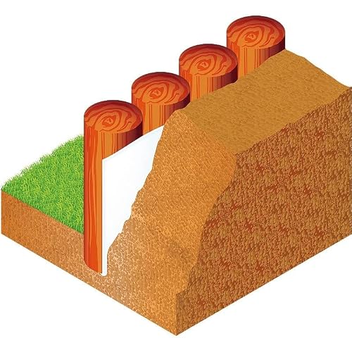 Teichvlies Heissner 2 x 3 m, 200 g/m² für Teichbau