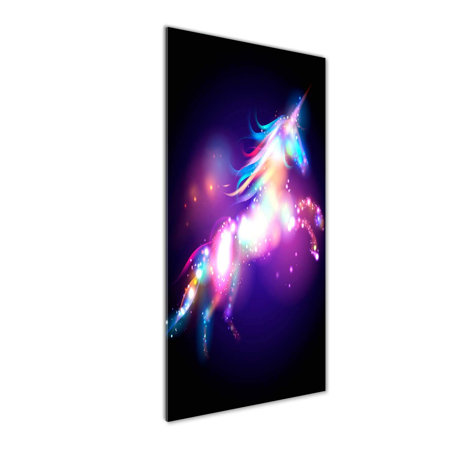 Mural art licorne violette Tulup pour décorer une chambre d'enfant sans risque