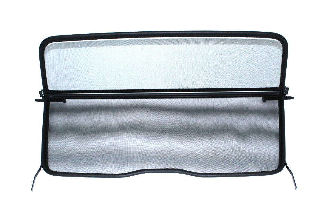 Wind Deflector for Chevrolet Camaro 6 (2016 Onwards) - Foldable - with Quick Release Fastener - Black | Windstop | Wind Blocker