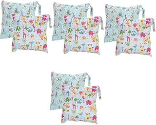 VALICLUD 8 Peças Saco Seco E Molhado Para Fraldas Saco De Roupas Molhadas Saco De Natação Saco De Viagem Seco E Molhado Pendurado Saco Molhado Sacos Secos Saco De Armazenamento De Ioga