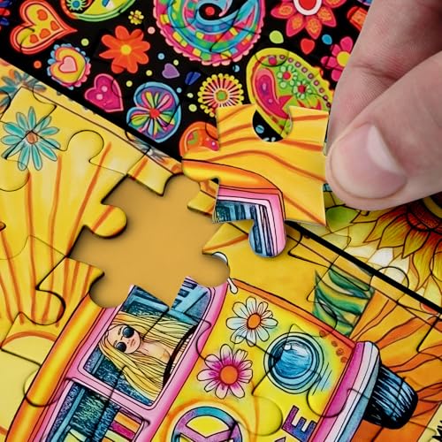 Puzzle Collage Psicodélico 1000 Piezas Adultos 14+ Anos miniatura 4