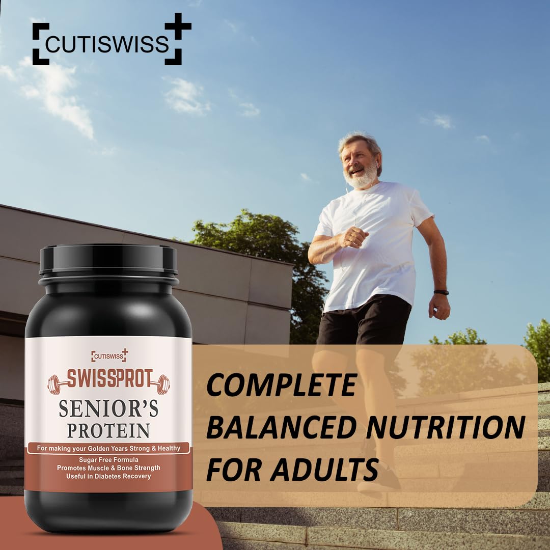 Protein Powder Supplement for Senior Citizens | Protein Powder for Elders, 40+ & Old Age Men & Women For Muscles & Bone Strength, With Protein Blend - Vanilla Kulfi Flavor | 1 Kg — Amazon image 5