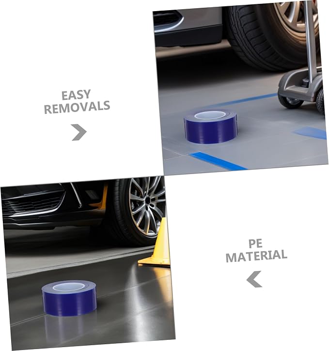 Cinta protectora adhesiva azul para llantas de rueda 6cm x 200m miniatura 3