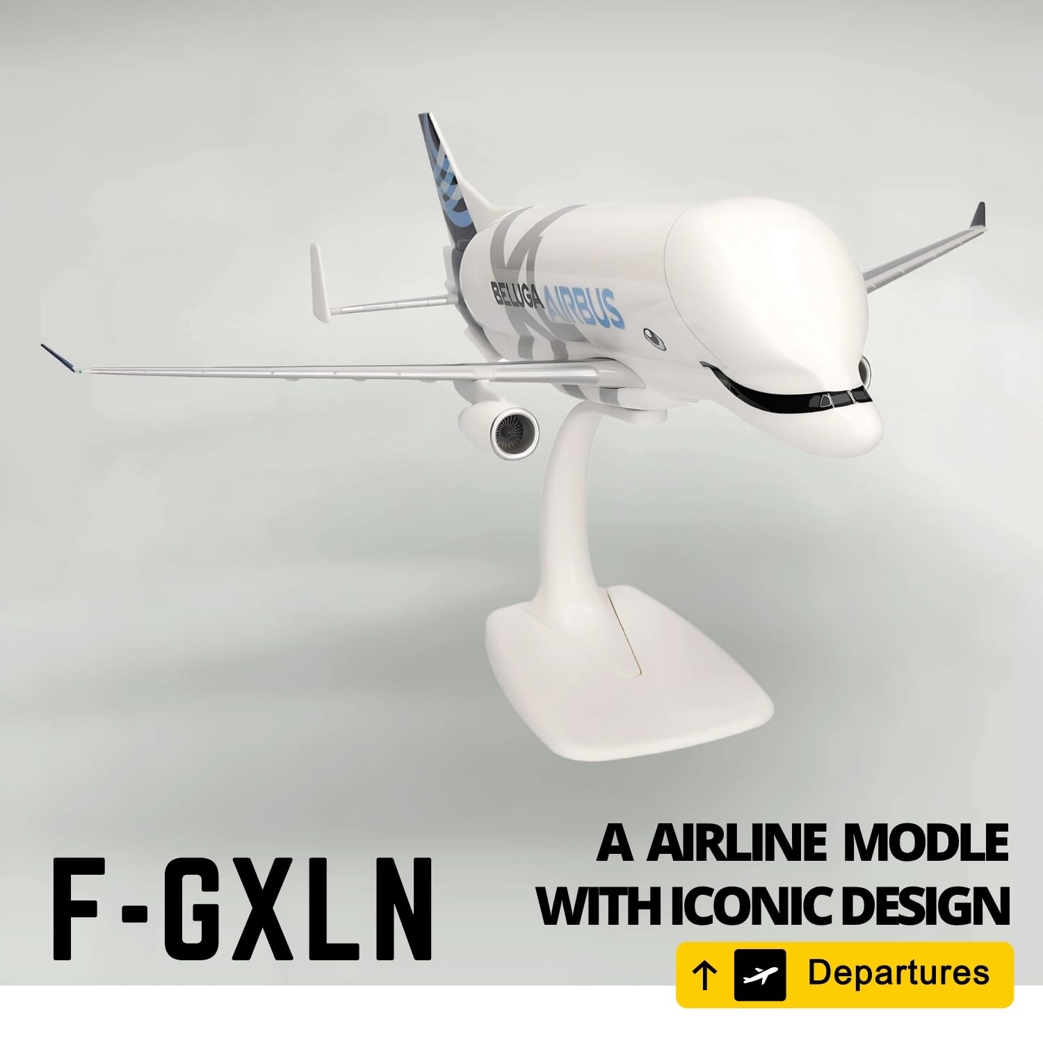 Sage Square Airbus A330-700L Beluga XL 20cm Aircraft Model | Die-Cast Metal Plane with Functional Landing Gears | Aviation Collectible Display | Realistic Airplane for Home, Office, Gifting - Image 8 thumbnail
