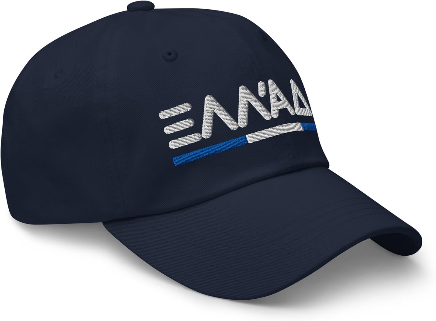 Minimal Greece Flag Hat Greek Soccer Baseball Dad Cap
