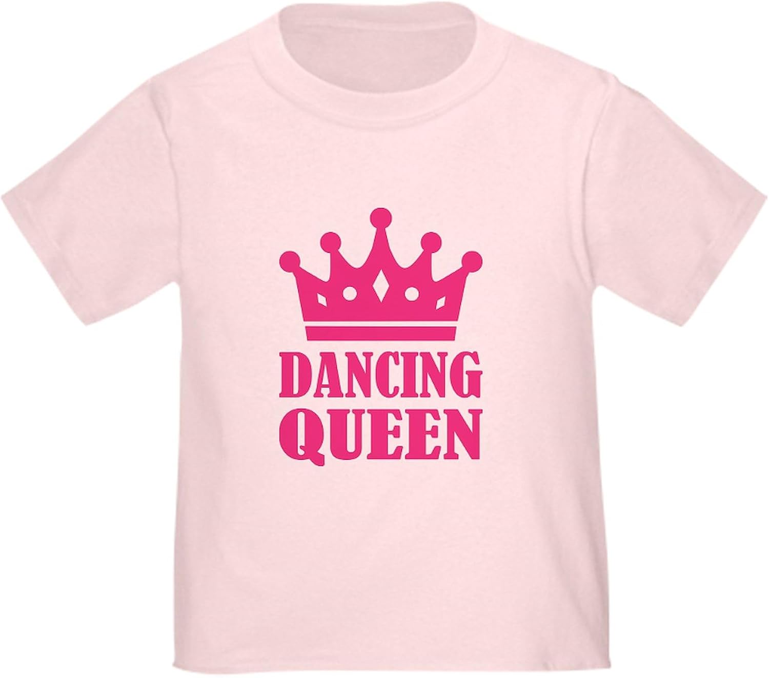 CafePress Dancing Queen Toddler T Shirt Cute Toddler Graphic Tee, 100% Cotton