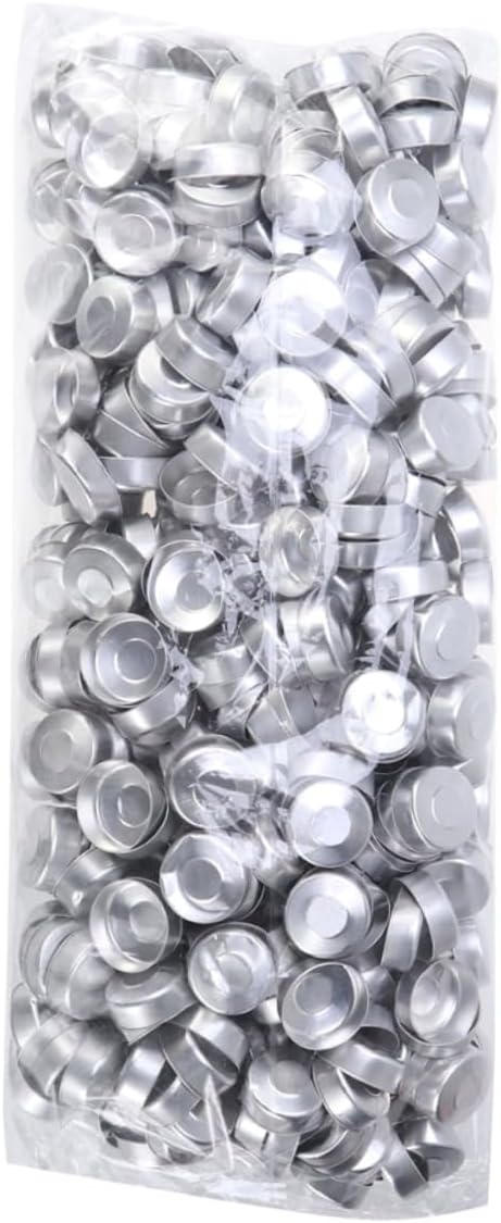 Tea Light Tins Aluminum Case Empty Candle Jars Perfect for DIY Candles