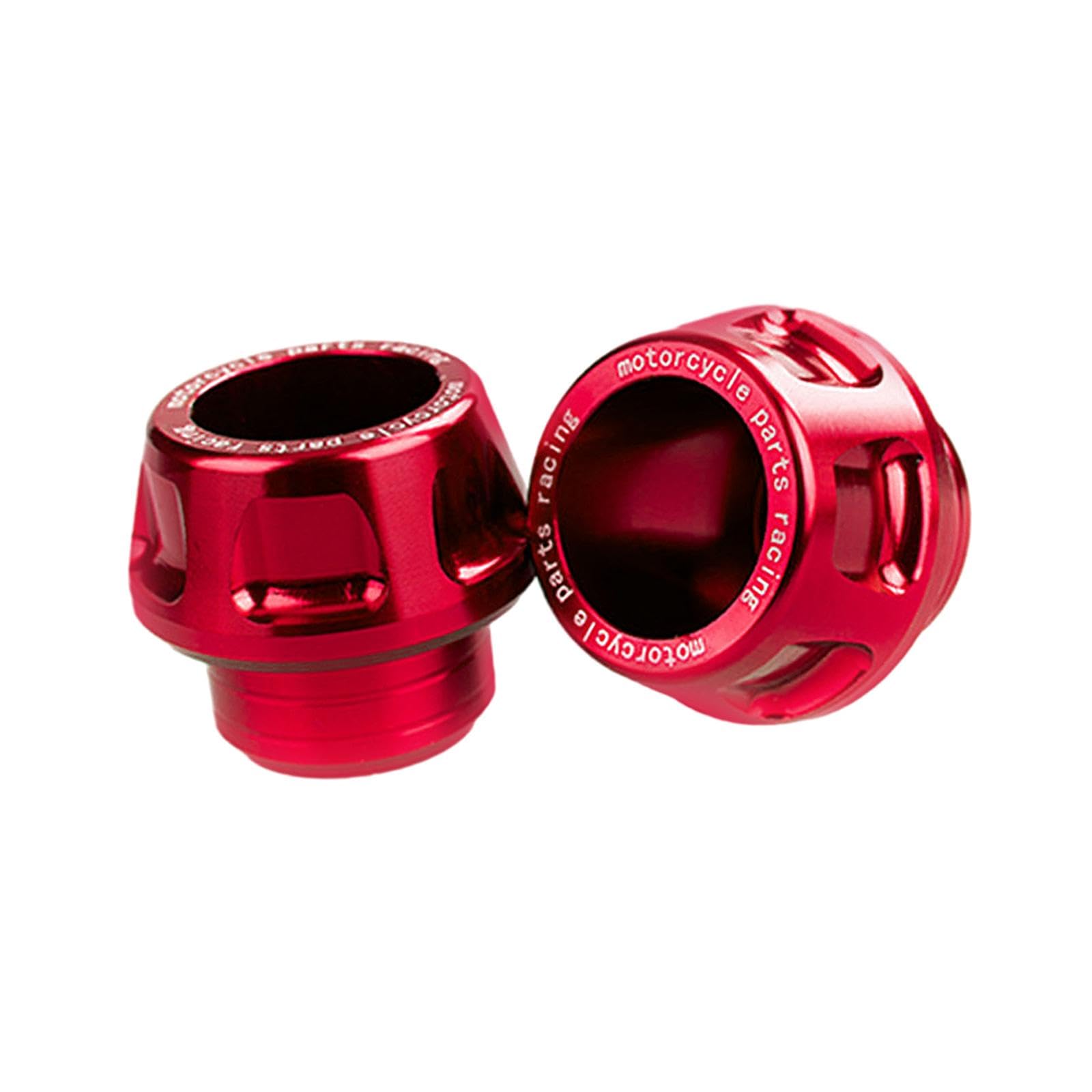 Cadre de Fourche Avant de Moto Universel, Curseur de Protection Contre Les Chutes, Protection Contre Les Chocs de Roue pour Motos, Robuste et léger, Rouge