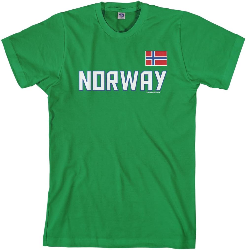 Threadrock Men's Norway National Pride T-Shirt