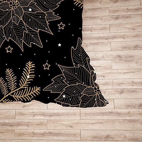 Parure de lit 3 pièces King avec housse de couette Noël en polyester doux