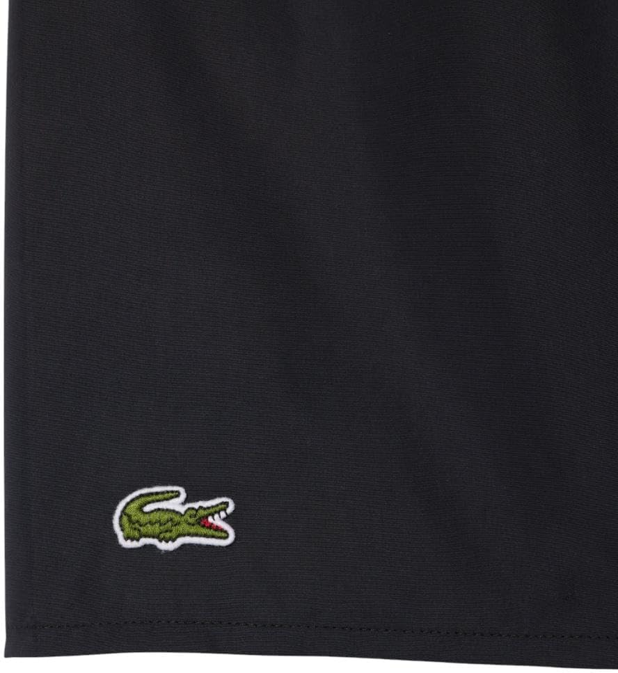 Lacoste Mens Mid Length Monochrome Swim Trunks - Image 7