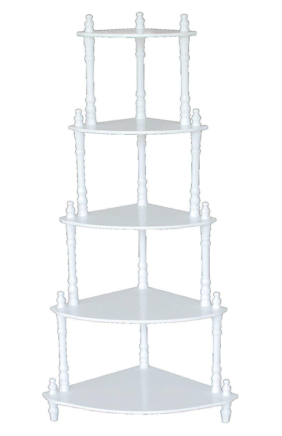 Frenchi Furniture JW108A-WH-2 Shelves, White