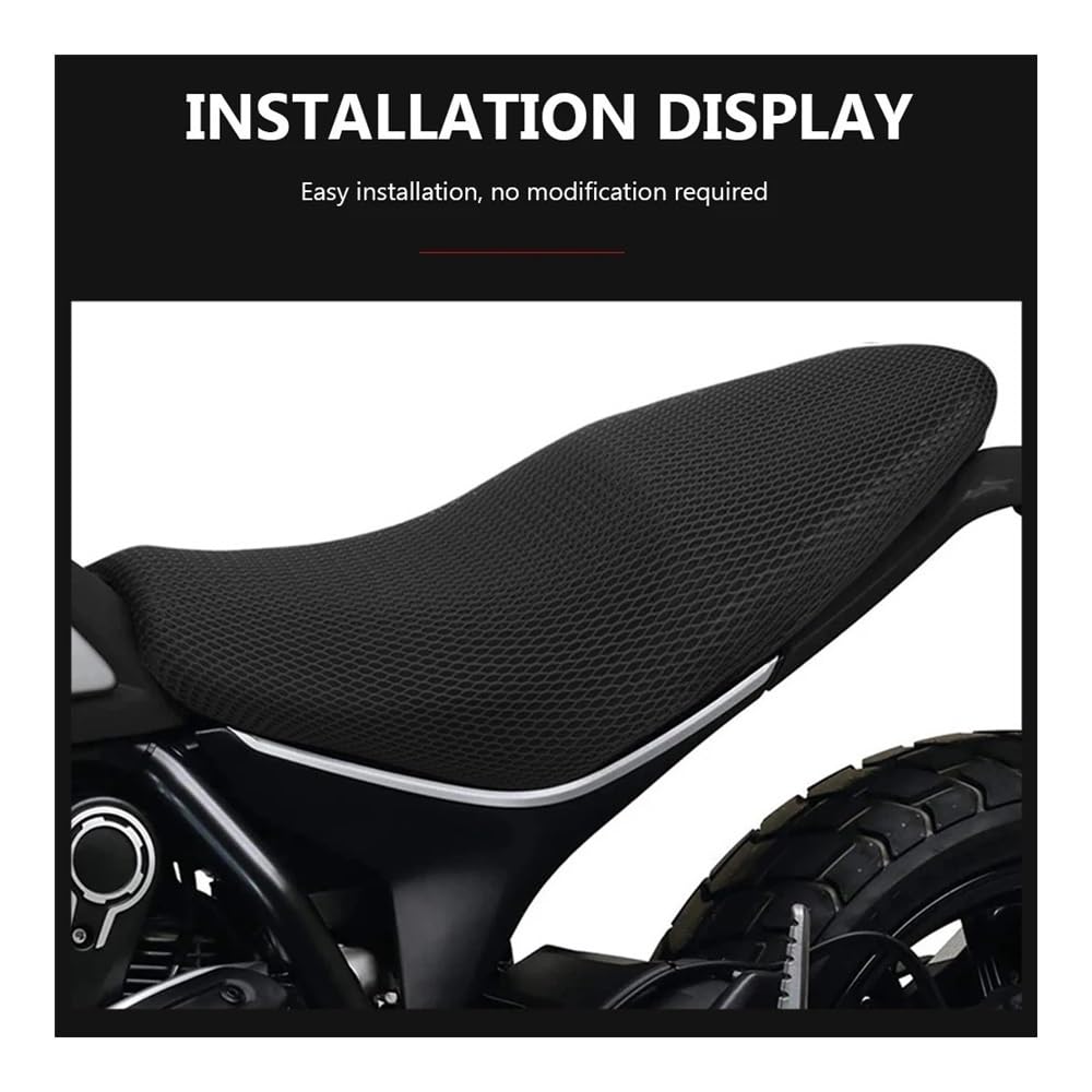 Coprisella per moto sportiva Per Scrambler 800 Scrambler800 Tessuto Di Nylon Sella Copertura Accessori Moto Protezione Cuscino Coprisedili