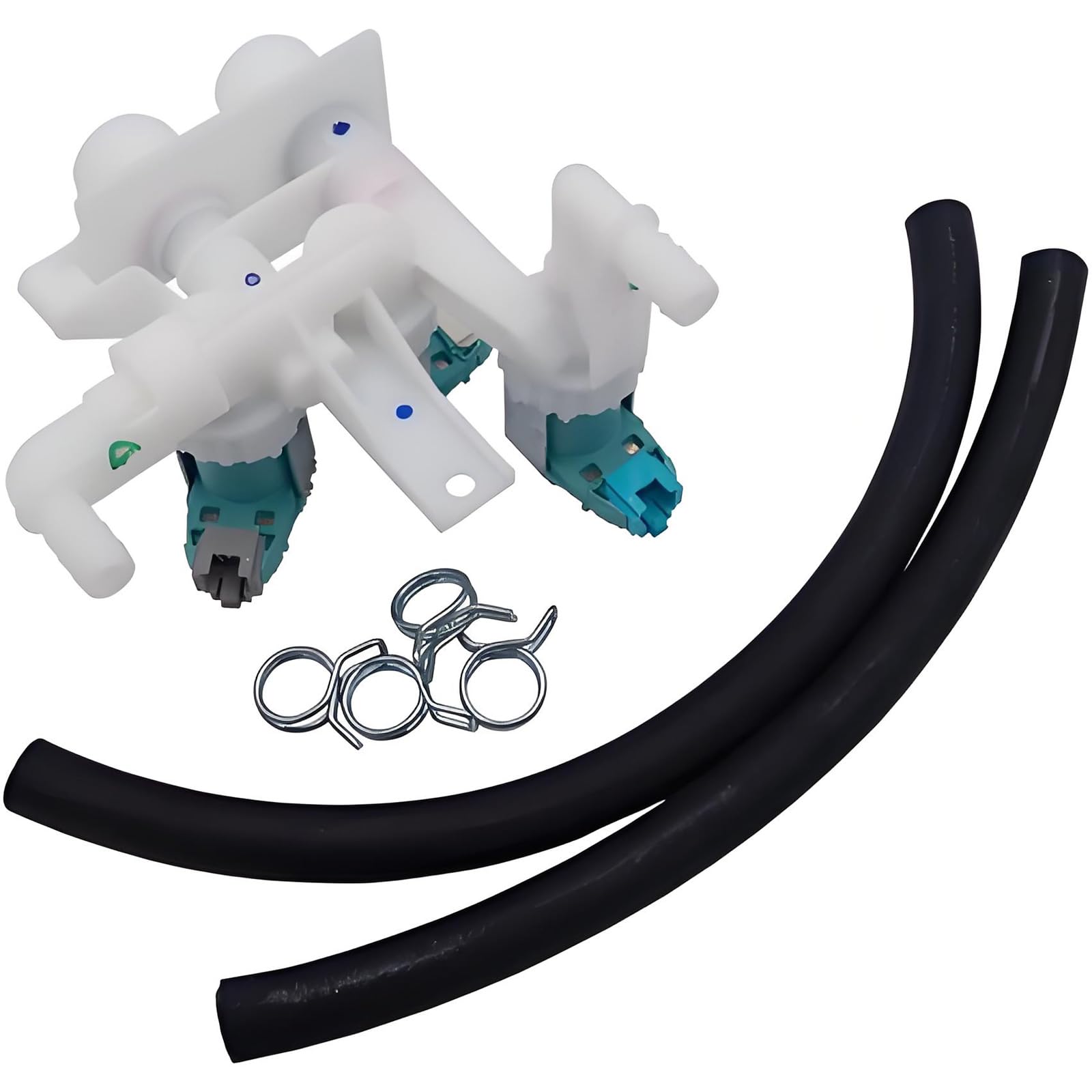 Hsyzygian Water Saving Valves Household Appliance Component Automatic Washer Inlet Valves Ensures Water Supplies for Washer ABS Washing Machine Gate