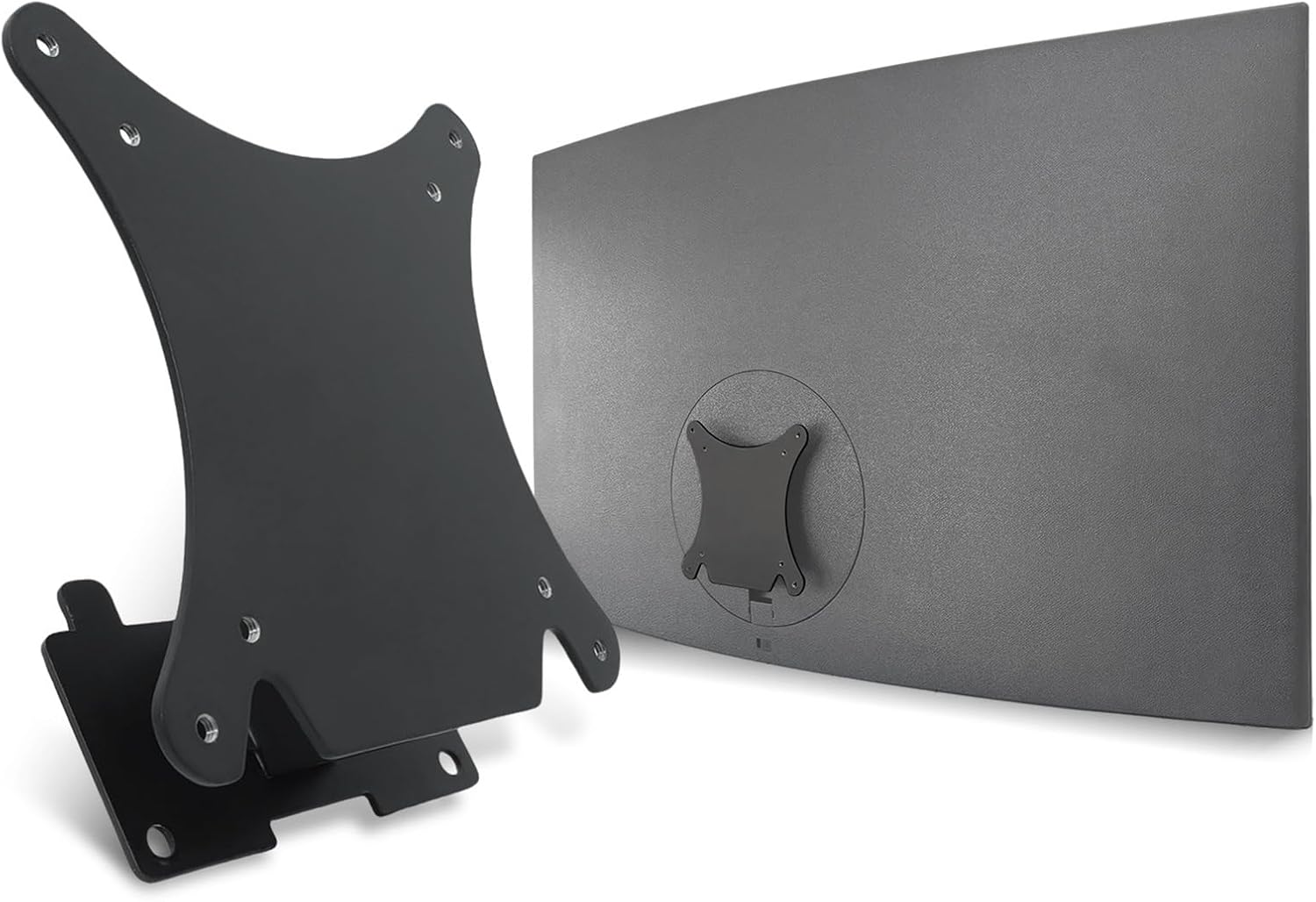 UR59 Series 32" Curved Monitor U32R590 U32R591 U32R592 UR59C UR590 Wall Mount VESA Adapter Bracket U32R590CW U32R591CW U32R592CW TV Spare Parts(Black Wall Mounted)