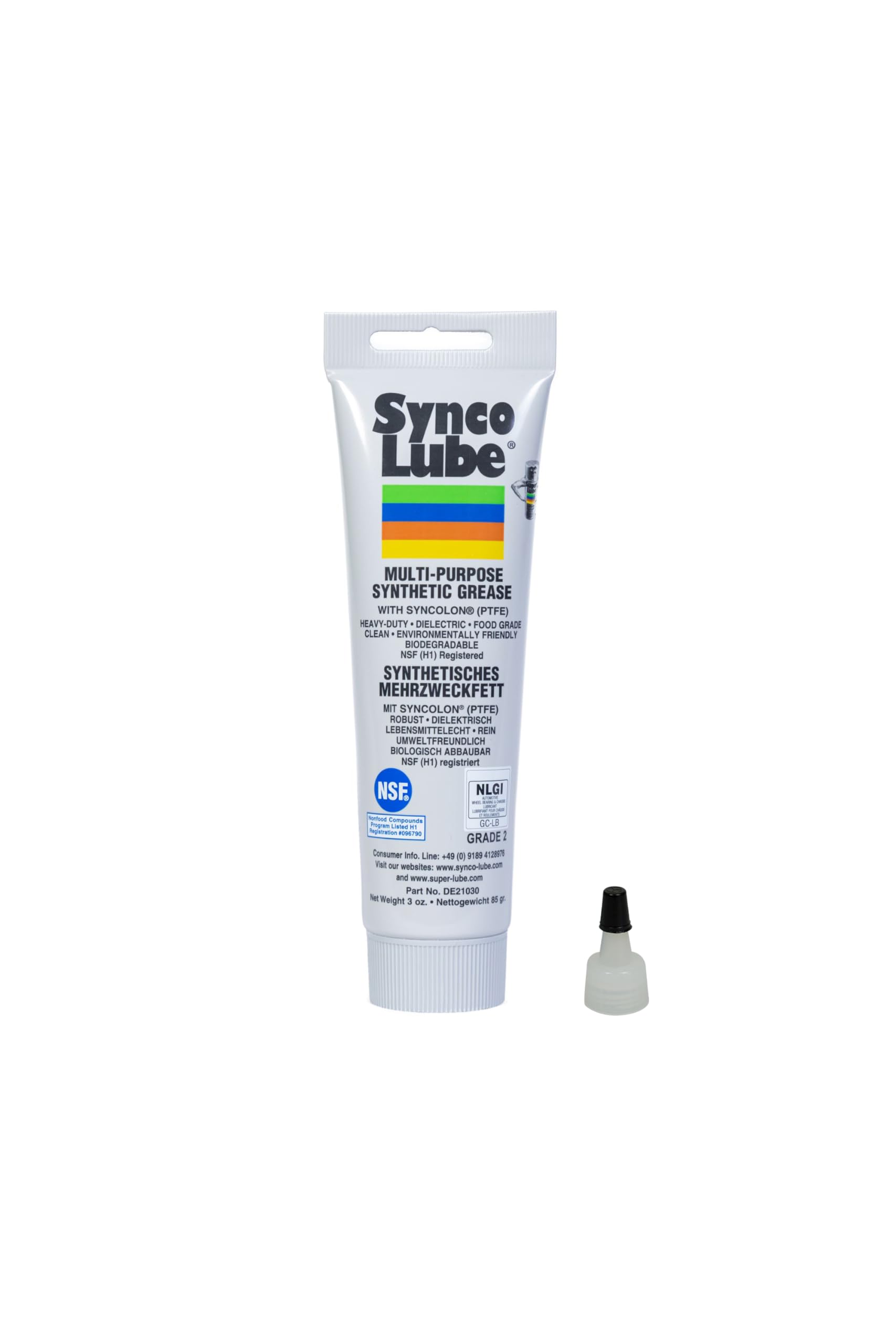 Super Synco Lube Grasa sintética multiusos con Syncolon PTFE 85 g tubo + aplicador 10201