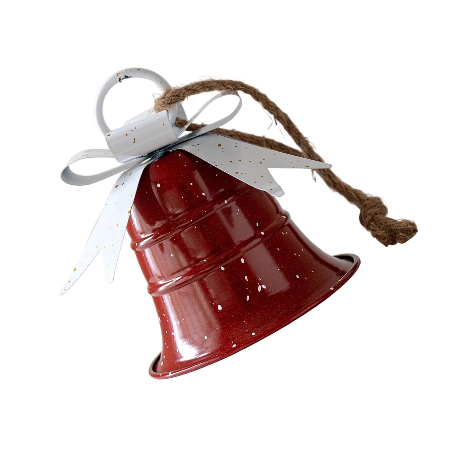 Xjdzineq Christmas Bells Pendant Christmas Tree Ornament Door Hanging Decoration for Mantel Wreath Indoor and Outdoor Decoration Iron Holiday Ornaments