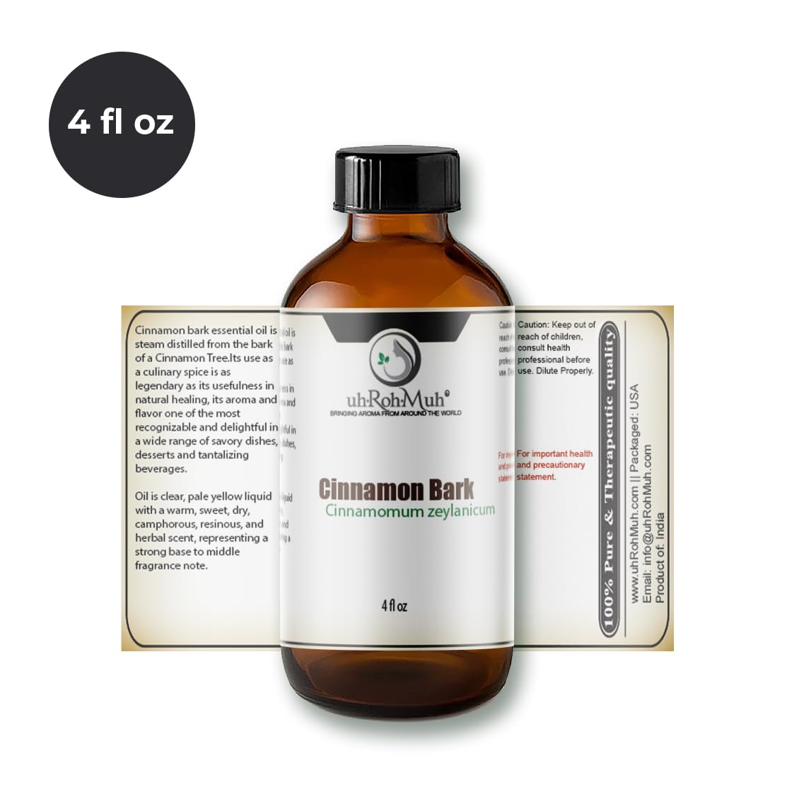 Wisdom of the Earth Cinnamon Bark 精油 Amazon.com: Cinnamon Bark Essential Oil – 100% Pure Steam