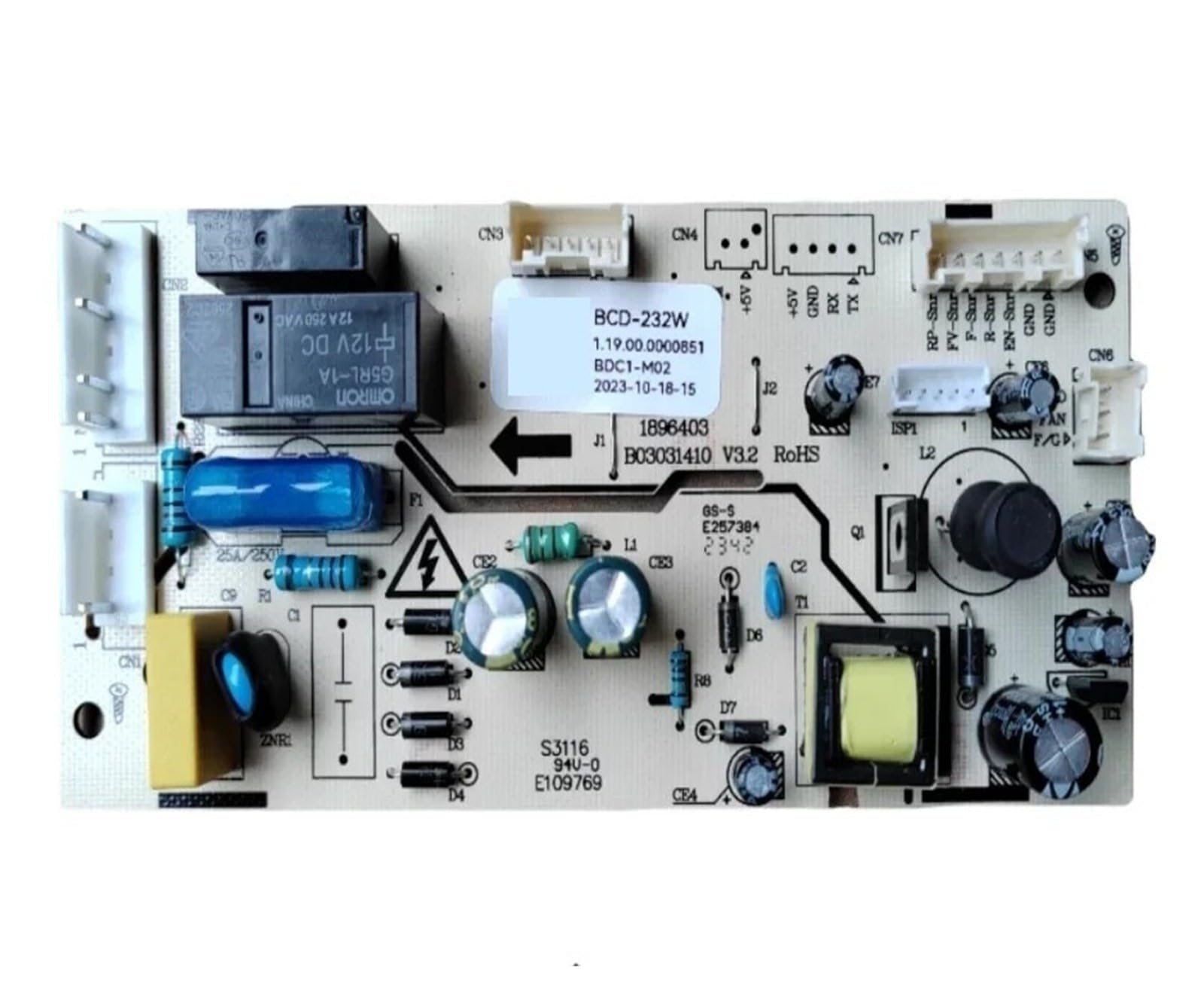 Réfrigérateur BCD-232WG2DC Carte D'ordinateur BCD1-M02 Pièces De Rechange for Réfrigérateur Carte PCB for Réfrigérateur Composants De Pièces De Rechange for Réfrigérateur remplacer
