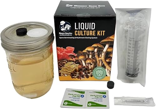 Kit de cultivo líquido de primera calidad, sistema de germinación fácil de esporas y clonación de hongos
