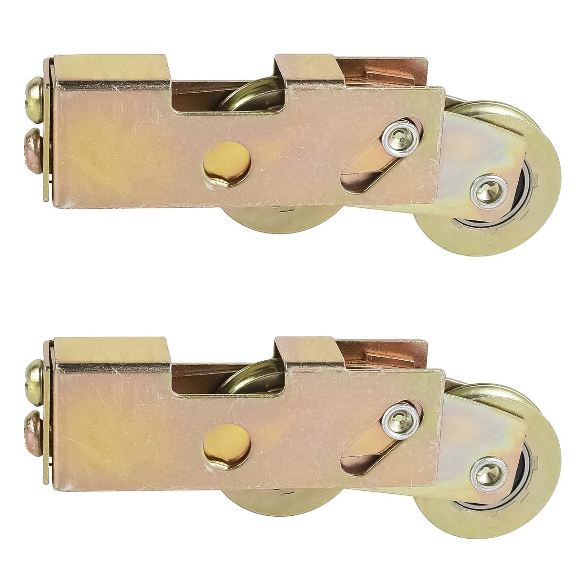 Namvo 2PCS Sliding Patio Door Rollers Tandem Roller Assembly Replacement Sliding Glass Door Rollers Steel Ball Bearing Wheel Replacement for Smooth Operation