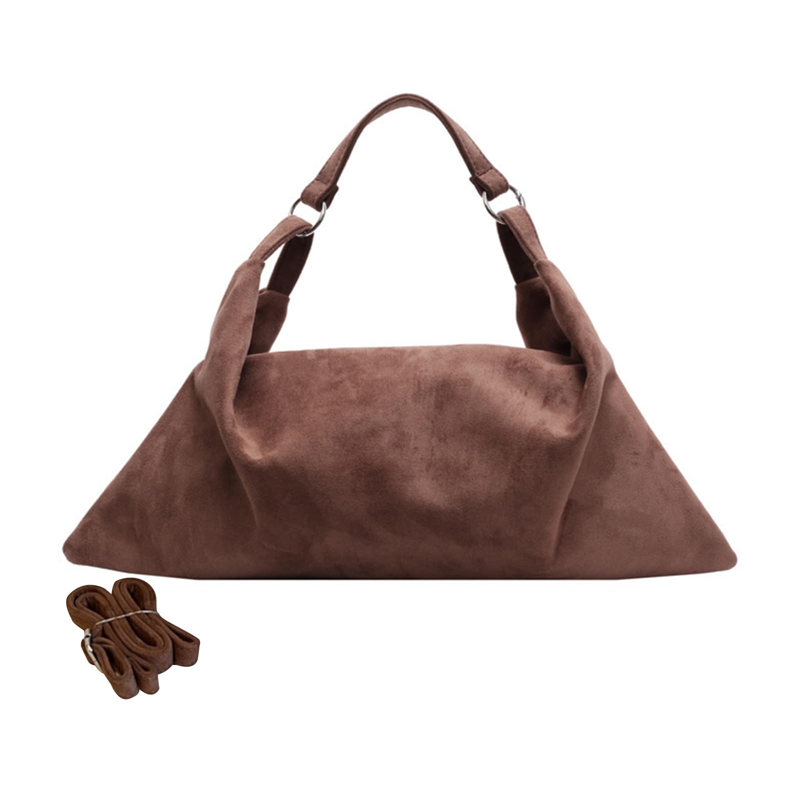 Sac hobo en daim souple grand format pour ne plus manquer d'espace - 7