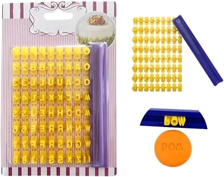 Clay Letter Stamps Pottery Stamp Small Plastic Alphabet Stamps for Clay
