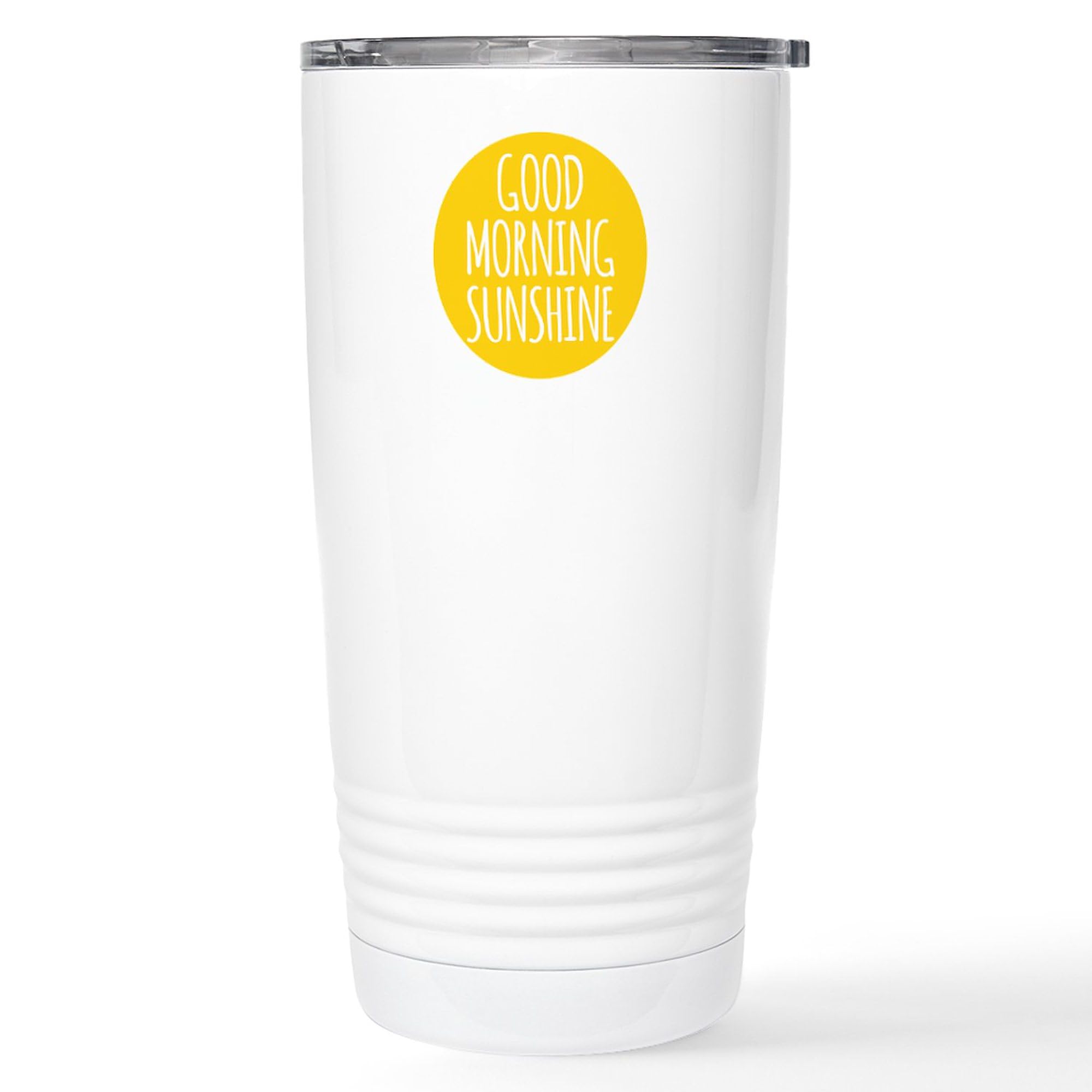 CafePress Good Morning Sunshine Stainless Steel Travel Mug 20 oz. Insulated Stainless Steel Coffee Tumbler
