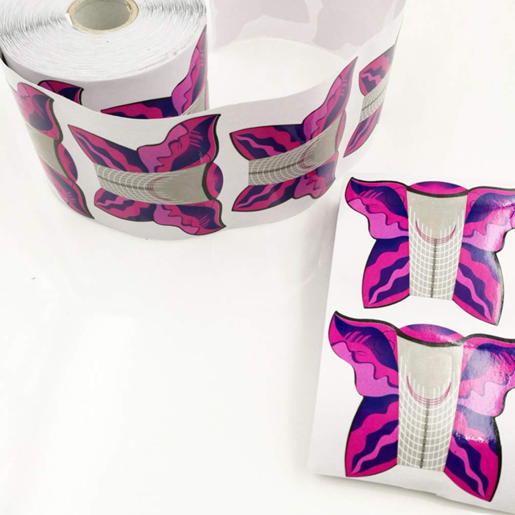 FRCOLOR Cartine Per Ricostruzione Unghie Estese 100 Pezzi Con Numeri Guida Strumento Per Unghie Gel Uv Accessori Nail Art Professionale E Uso Domestico